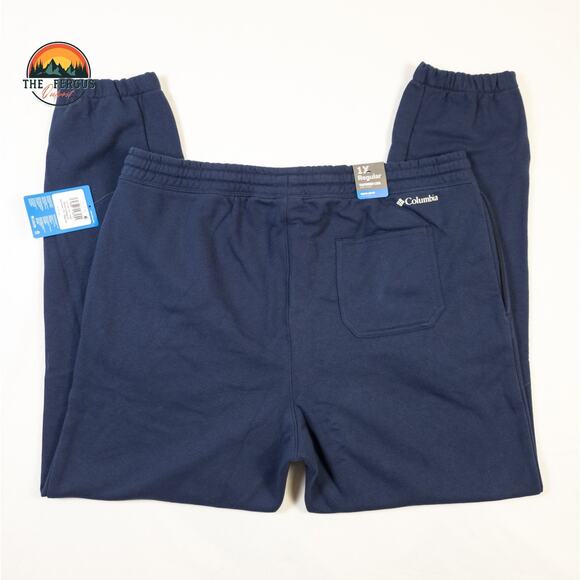 NWT Columbia Tapered Leg Sweatpants Navy White Collegiate Stretch Men Sz 1X/XXL - Picture 3 of 10